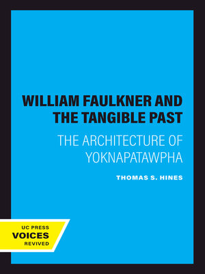 cover image of William Faulkner and the Tangible Past
